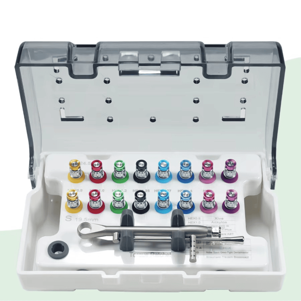 Kit Universal de Destornilladores para Implantes Dentales