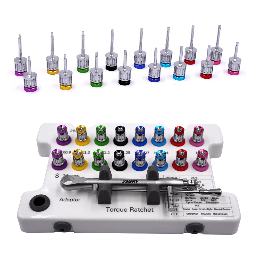 Kit Universal de Destornilladores para Implantes Dentales