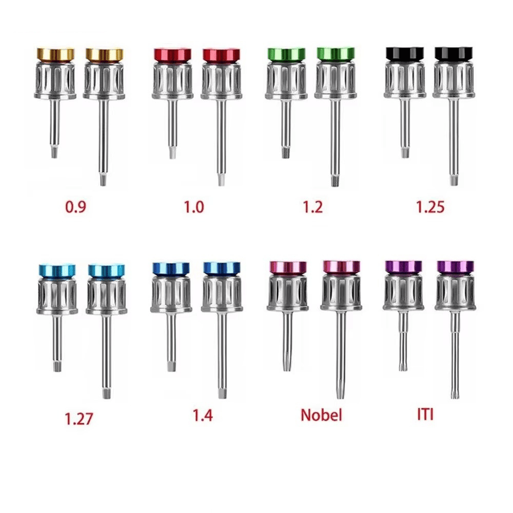 Kit Universal de Destornilladores para Implantes Dentales