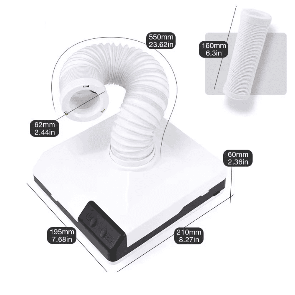 Aspirador de yeso para técnicos dentales Labor