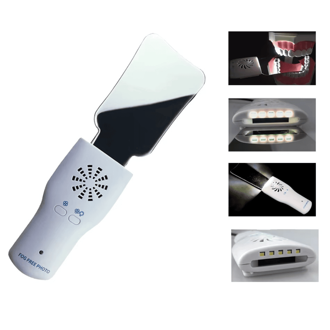 Espejo bucal antivaho para fotografía Uclanu