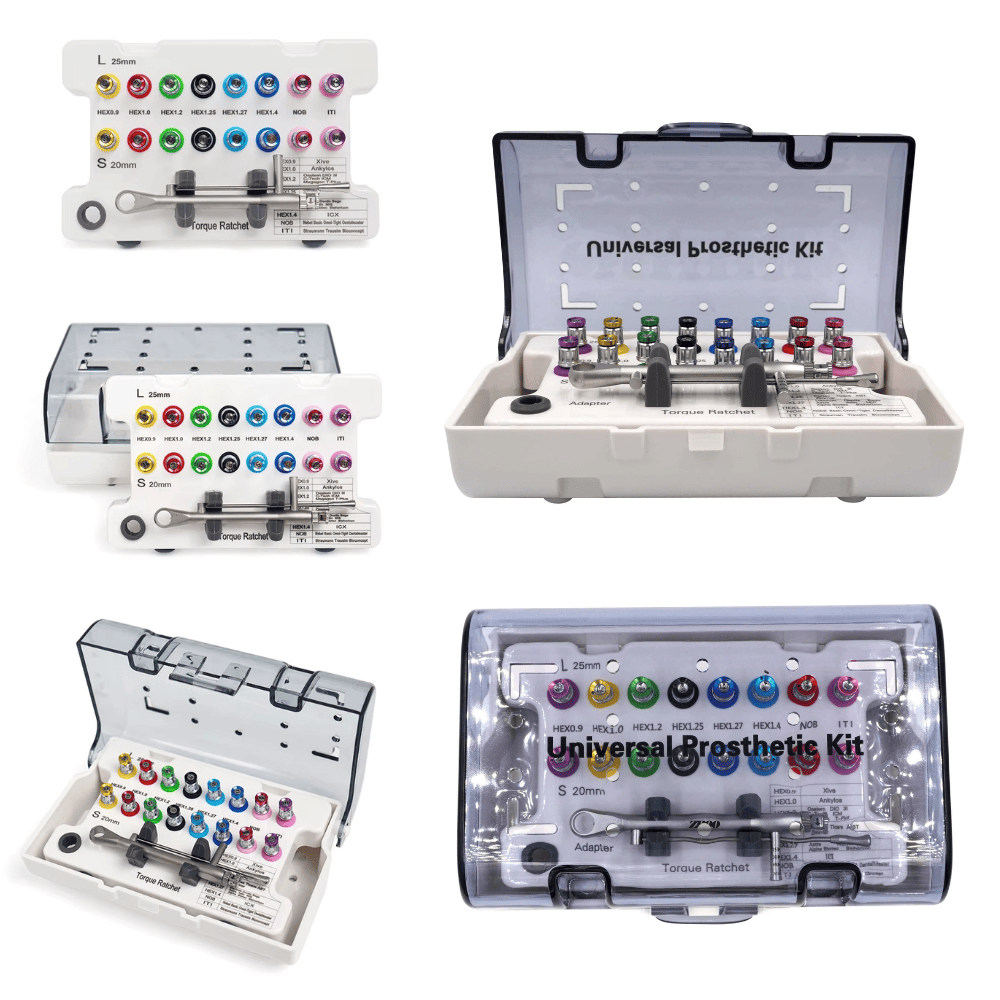 Kit Universal de Destornilladores para Implantes Dentales