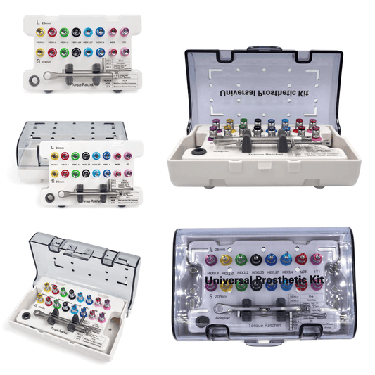Kit Universal de Destornilladores para Implantes Dentales