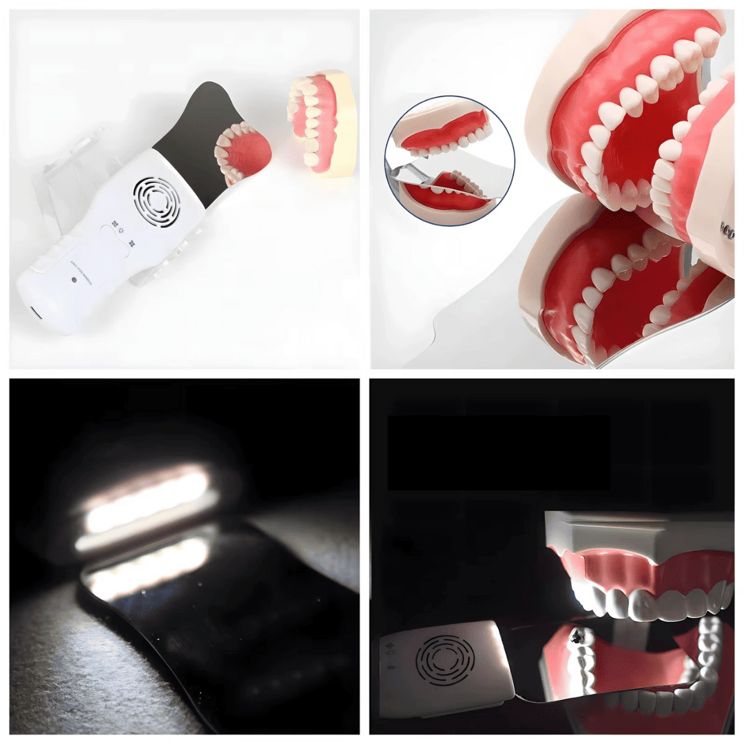 Espejo bucal antivaho para fotografía Uclanu