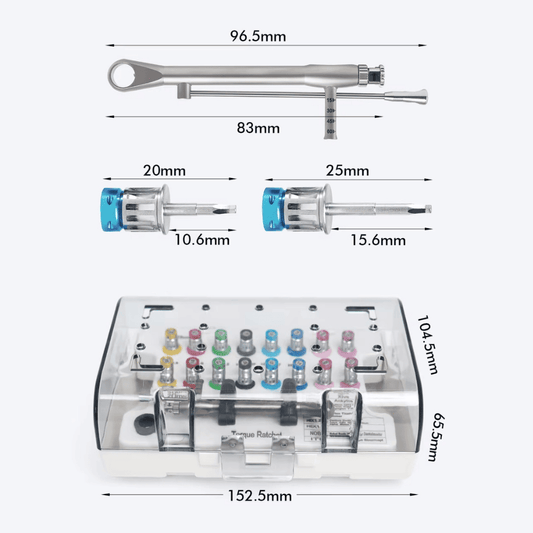 Kit Universal de Destornilladores para Implantes Dentales