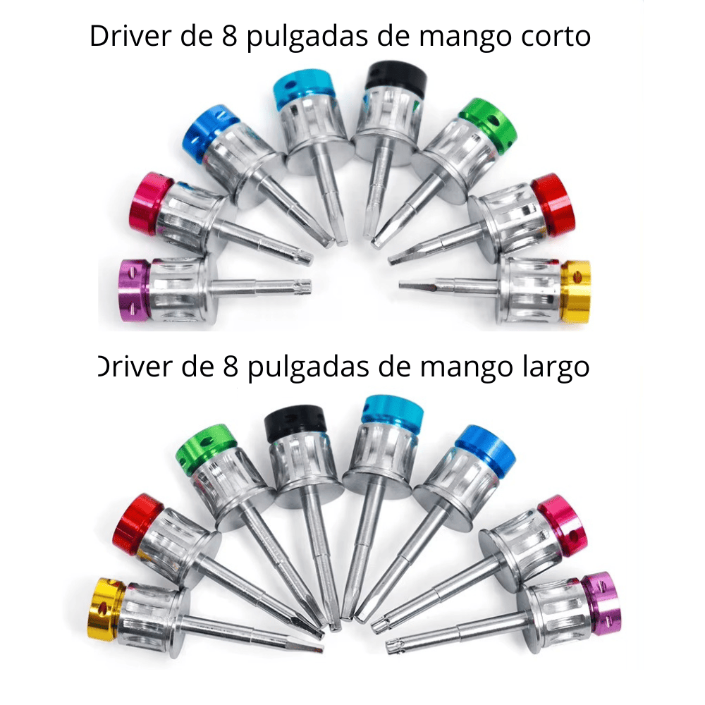 Kit Universal de Destornilladores para Implantes Dentales