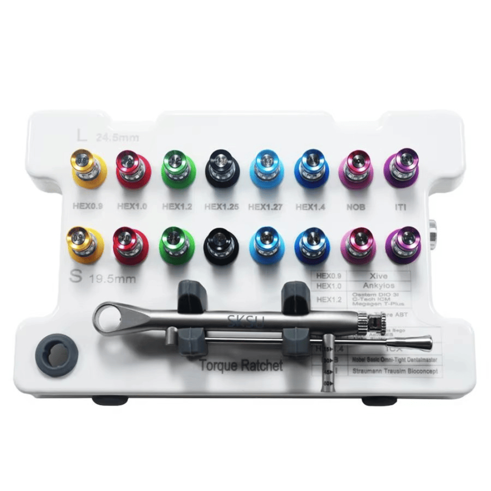 Kit Universal de Destornilladores para Implantes Dentales