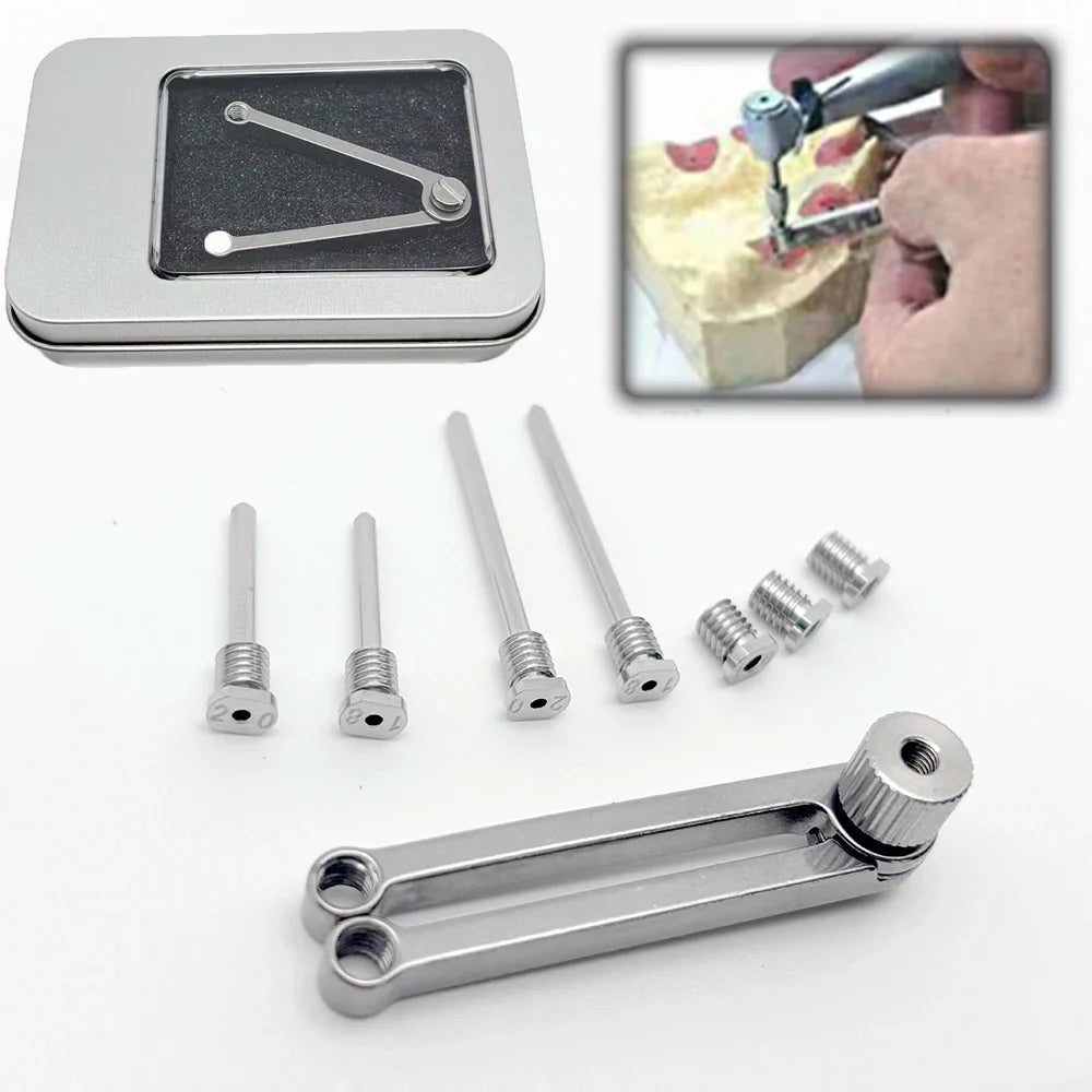 Guía de implantes paralelos y localizador de posición